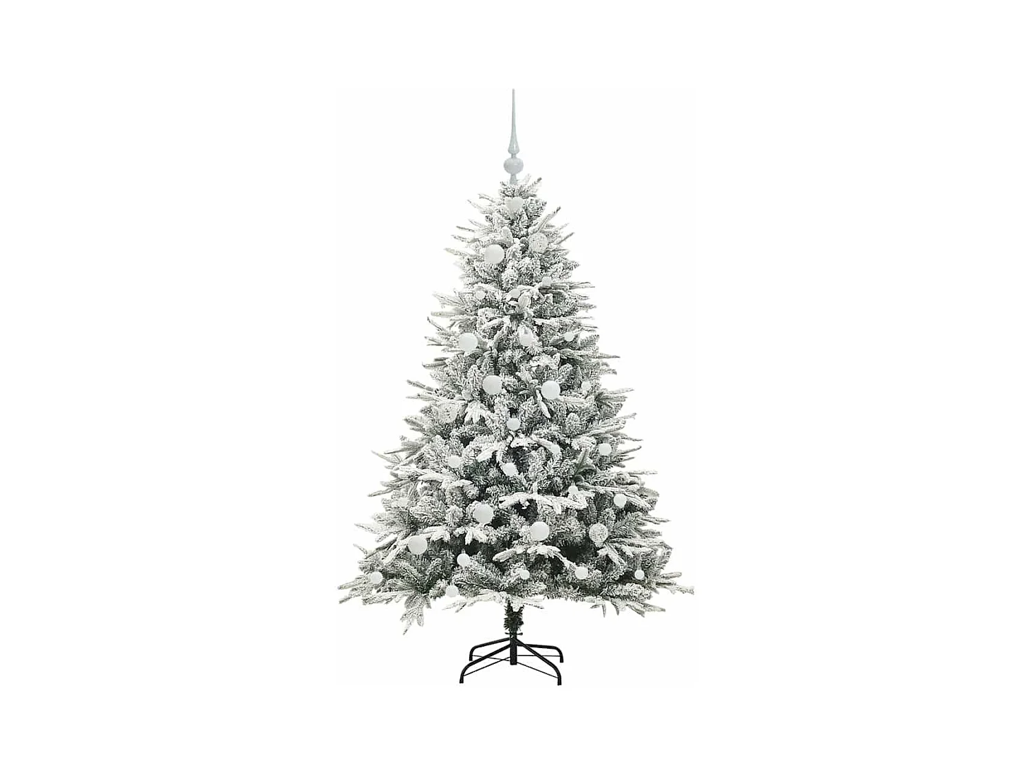 Árvore de Natal Artificial Pré-iluminada com Conjunto de Bolas