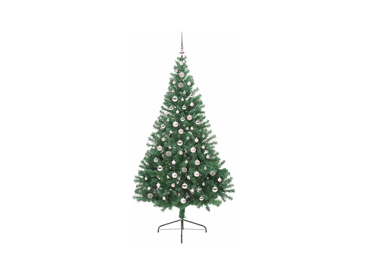 Sapin de Noël artificiel pré-éclairé Vert 240 cm PVC