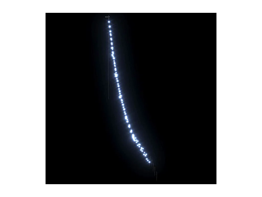 Árvore de Natal LED com 168 LEDs Branco frio 306 cm Metal