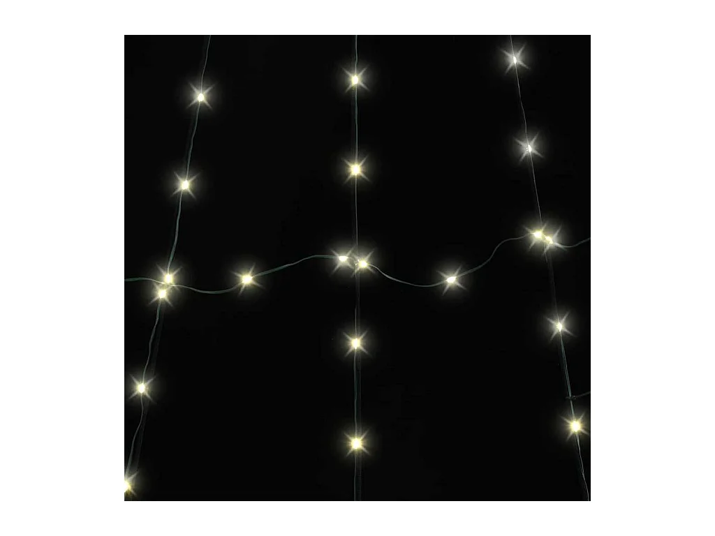 Arbre de Noël LED avec 112 LED Blanc chaud 182 cm Métal