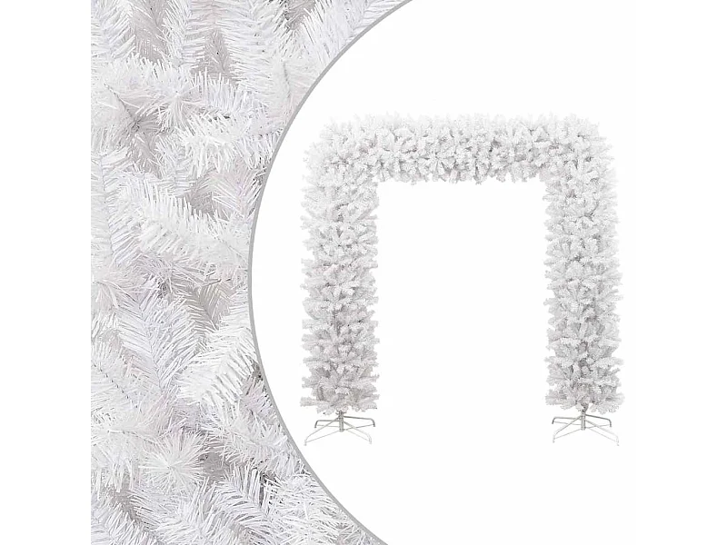 Arche d'arbre de Noël Blanc 240 cm