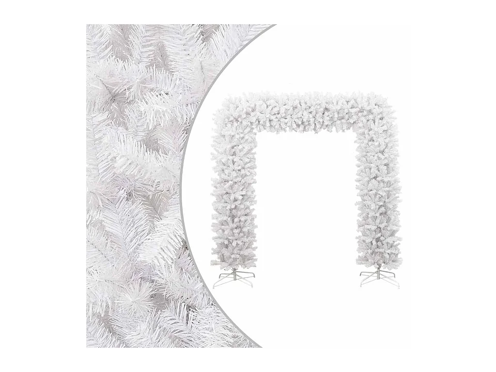 Arche d'arbre de Noël Blanc 240 cm