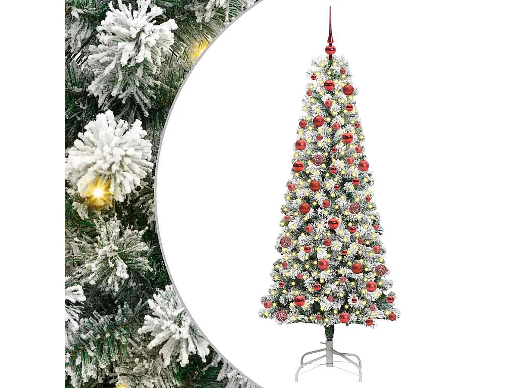 Sapin de Noël Artificiel à Branches Articulées 180 cm PVC