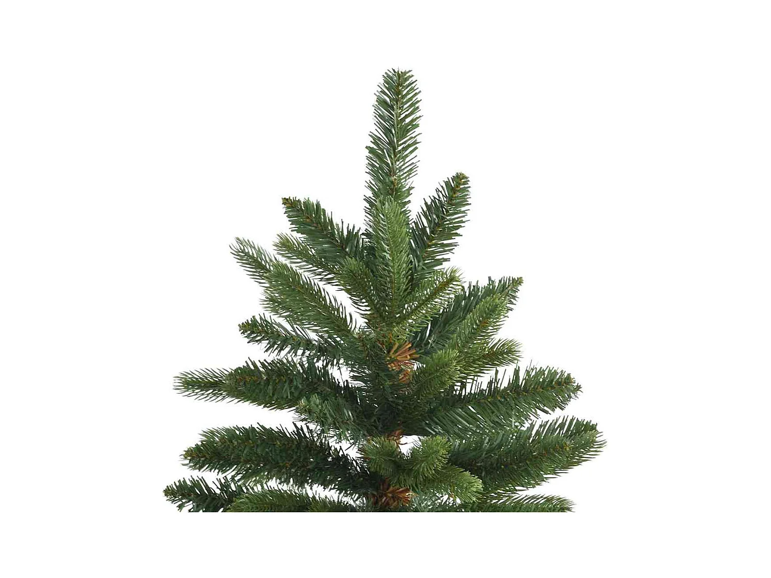 Sapin de Noël artificiel avec 300 LED Vert 210 cm PE et PVC