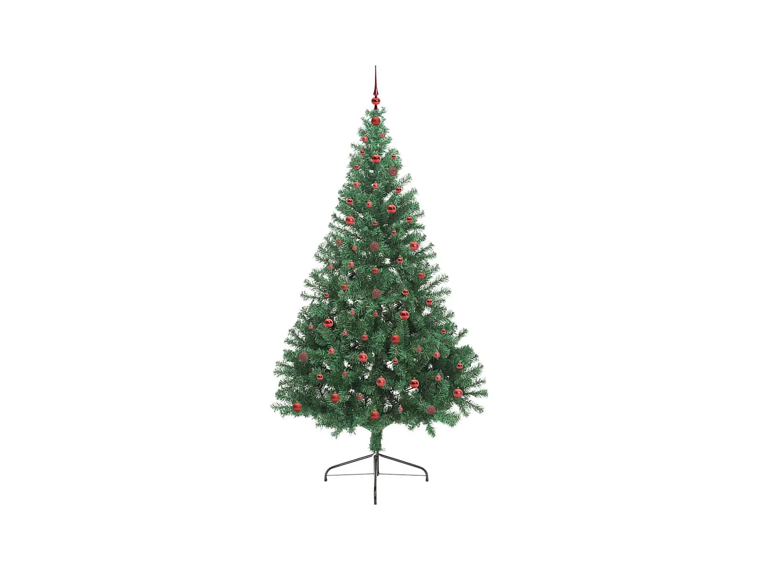 Sapin de Noël artificiel pré-éclairé Vert 240 cm PVC
