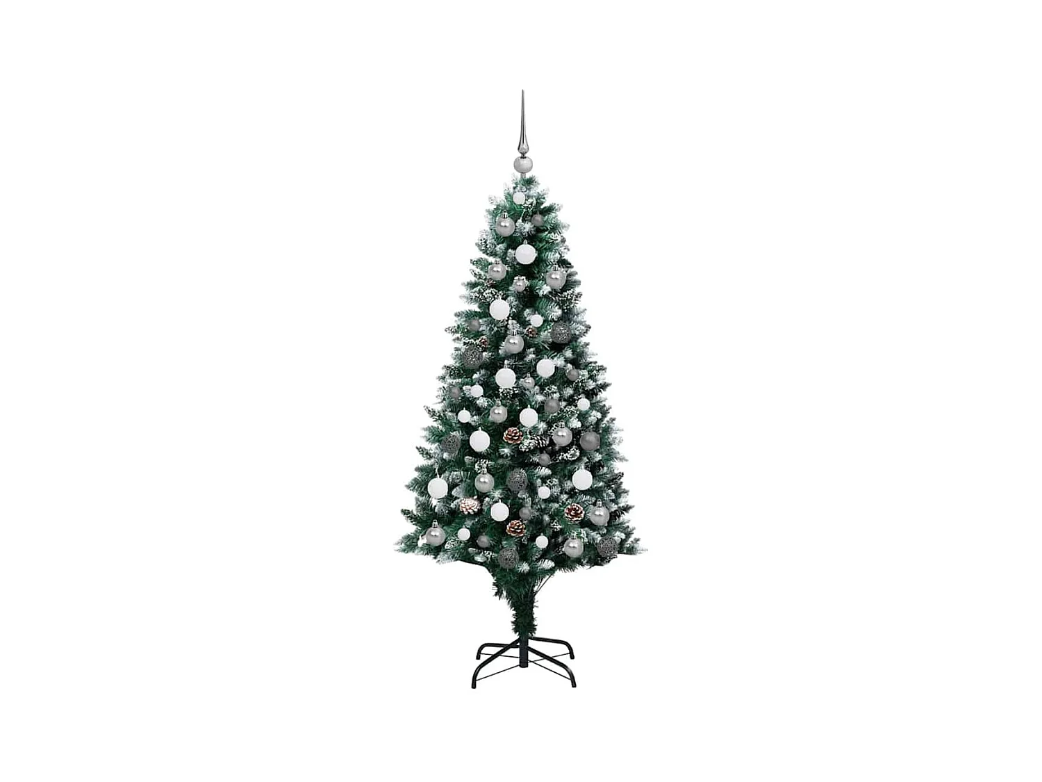 Sapin de Noël artificiel Vert 180 cm PVC, Acier et Plastique