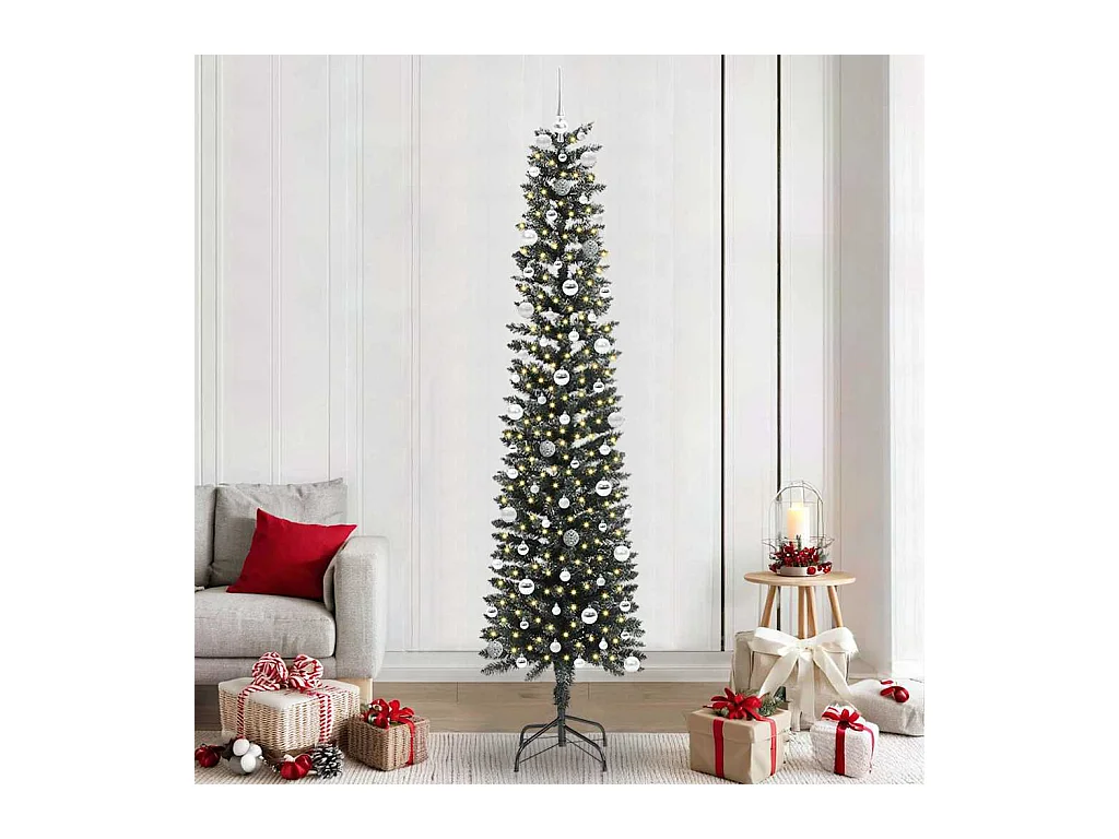 Árbol de Navidad artificial con 300 LED Verde 58 x 58 x 240 cm