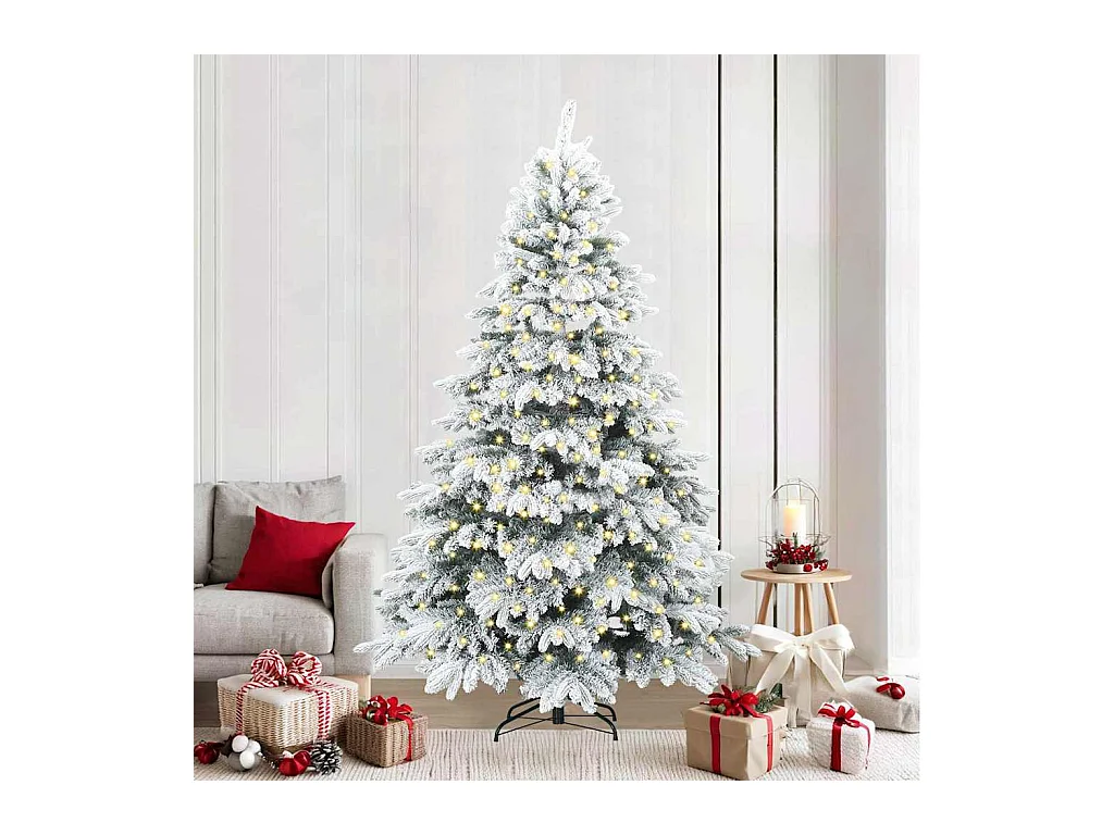 Árbol de Navidad artificial con 300 LED Verde 240 cm PE y PVC