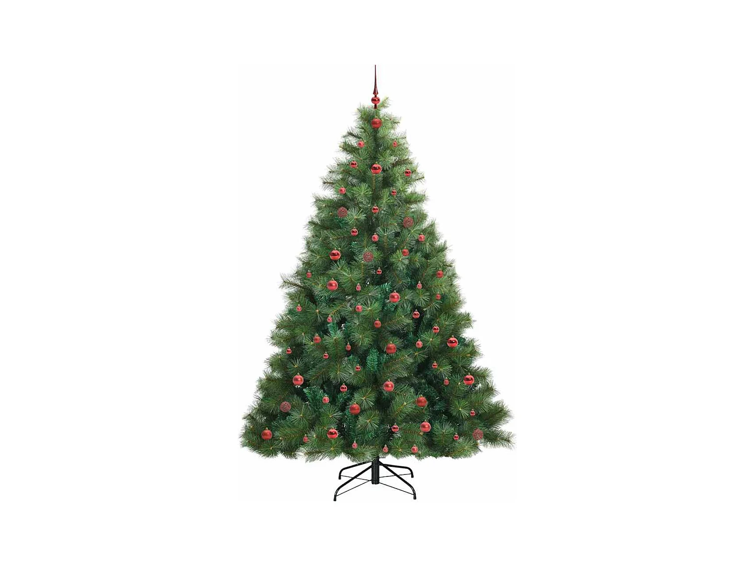 Árbol de Navidad artificial con 300 LED Verde 240 cm PE y PVC
