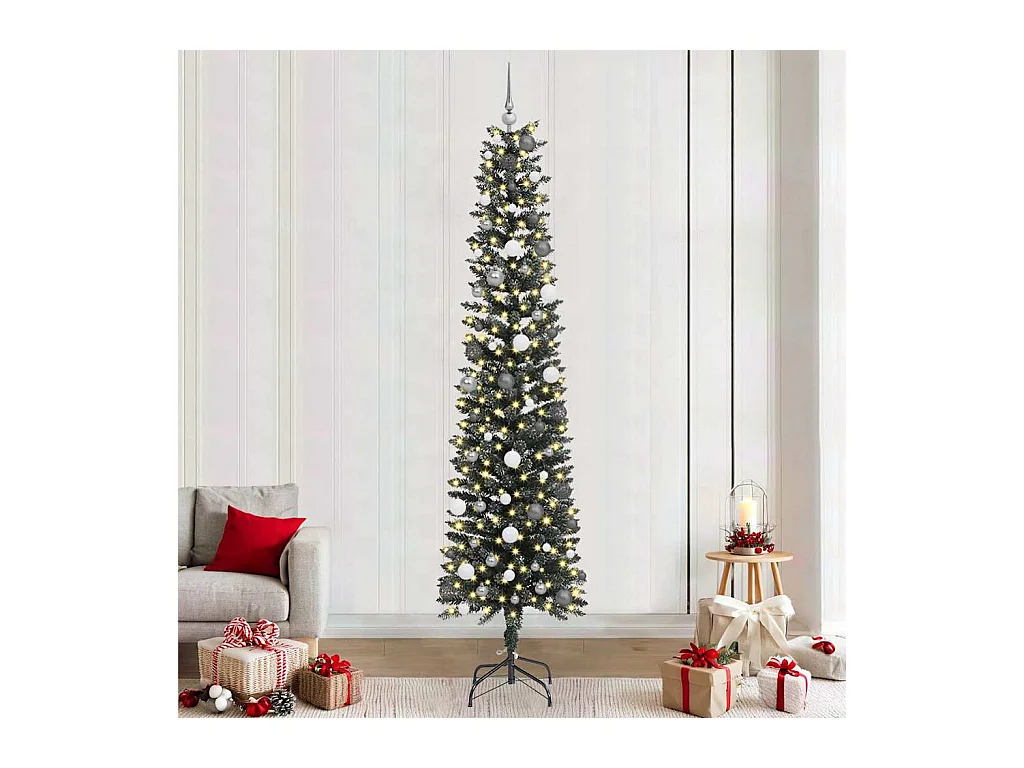 Árbol de Navidad artificial con 300 LED Verde 58 x 58 x 240 cm