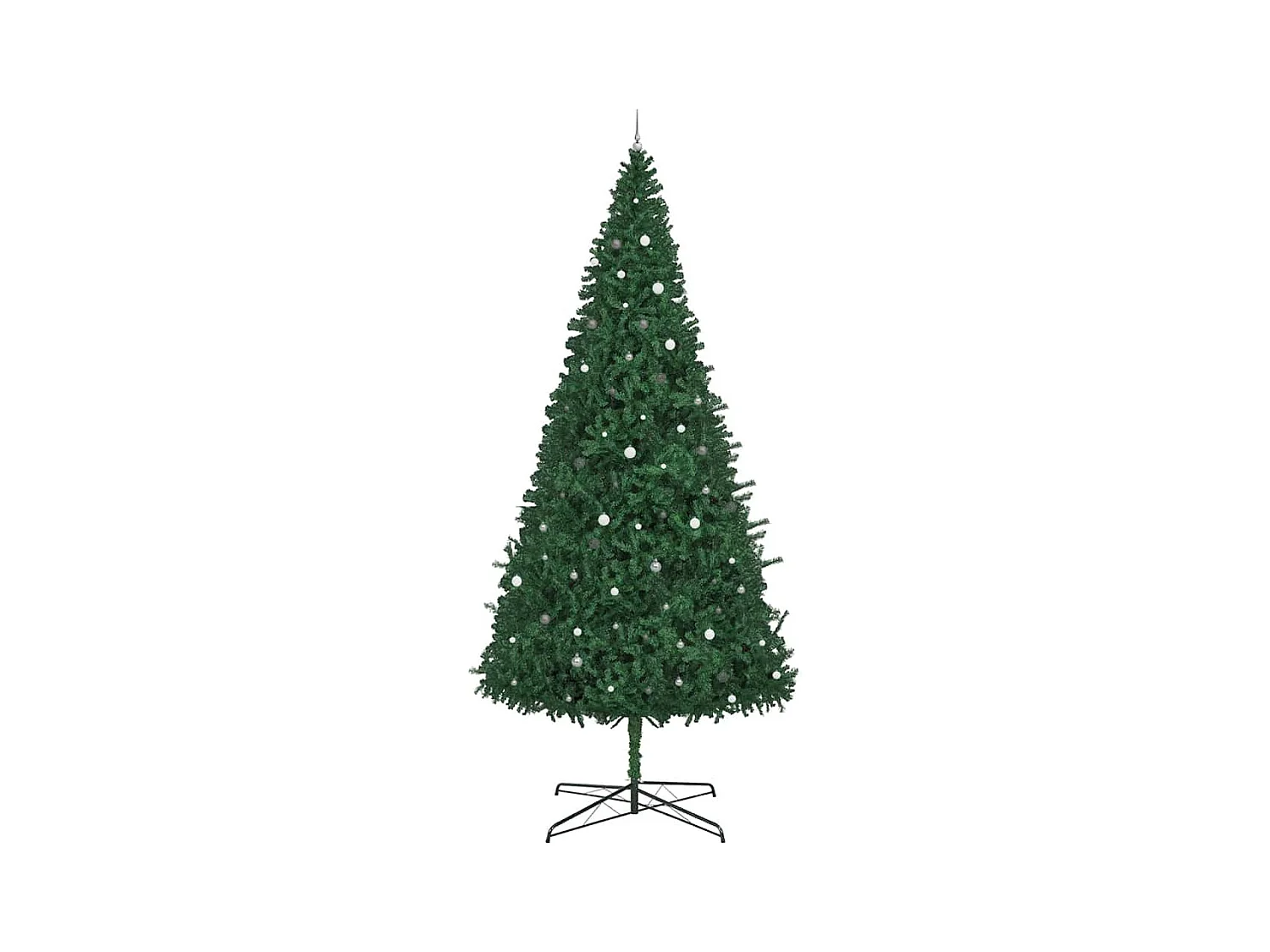 Kunstkerstboom met decoratieve touwlichten Groen 400 cm PVC