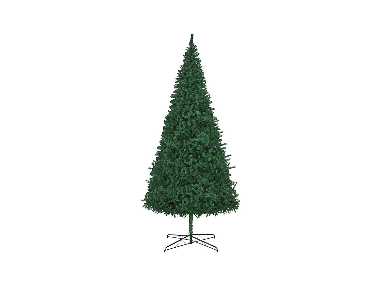 Kunstkerstboom met decoratieve touwlichten Groen 400 cm PVC