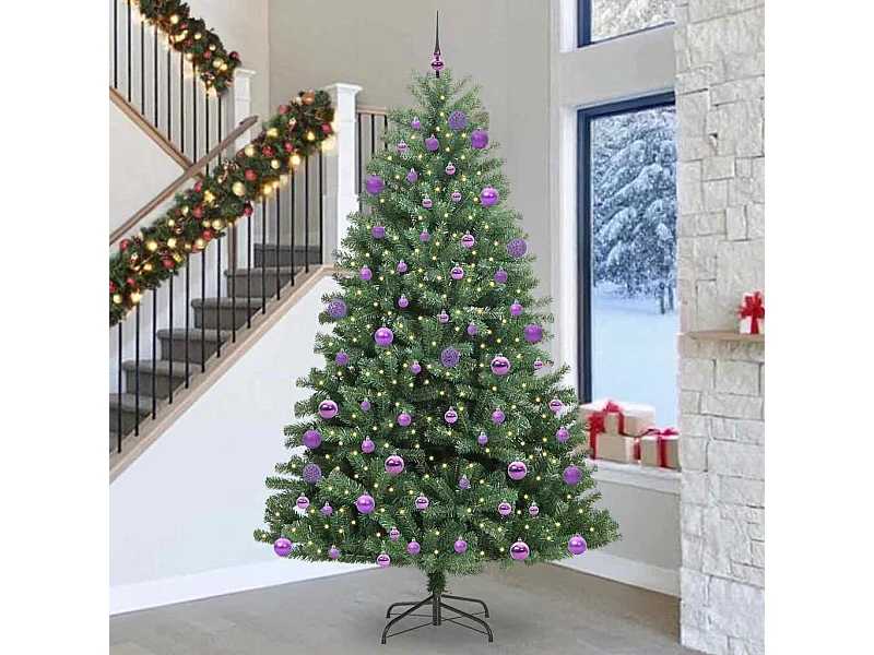 Sapin de Noël Artificiel à Branches Articulées Vert 300 cm