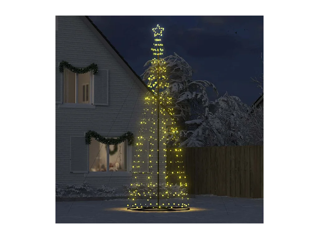 Sapin de Noël à LED 1534 LED blanc chaud 503 cm