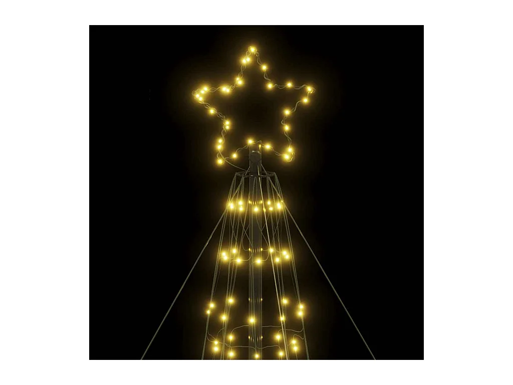 Sapin de Noël à LED 1534 LED blanc chaud 503 cm