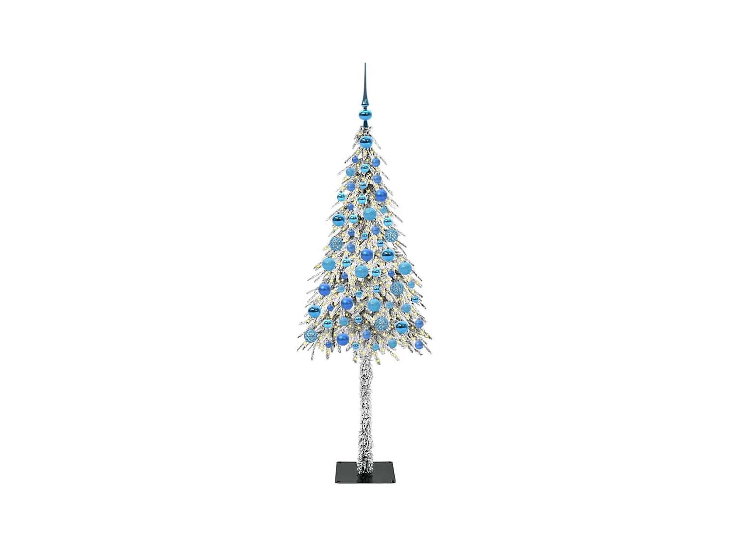 Kerstboom met 300 LED met standaard Wit 180 cm PE en Staal