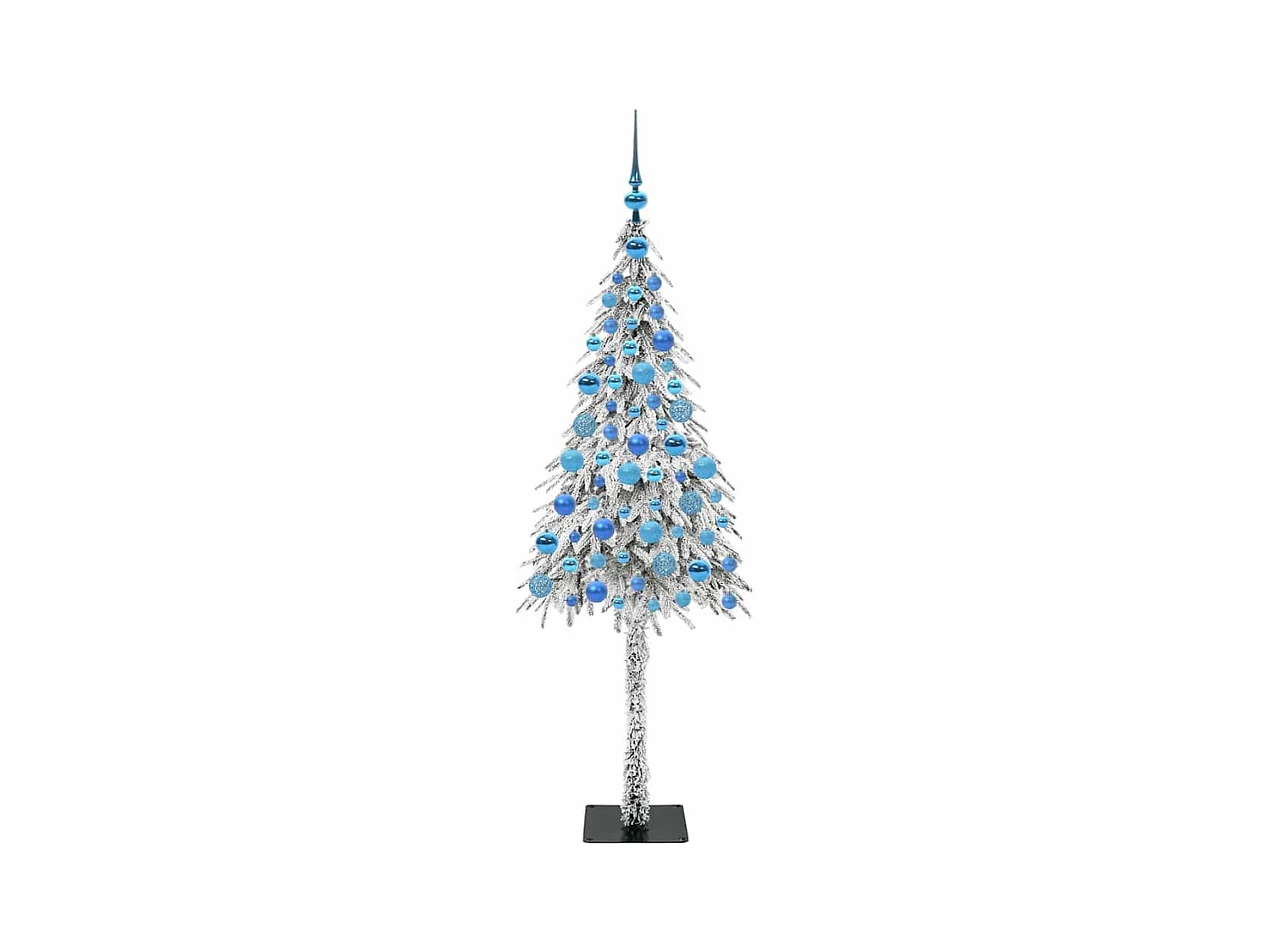 Kerstboom met 300 LED met standaard Wit 180 cm PE en Staal