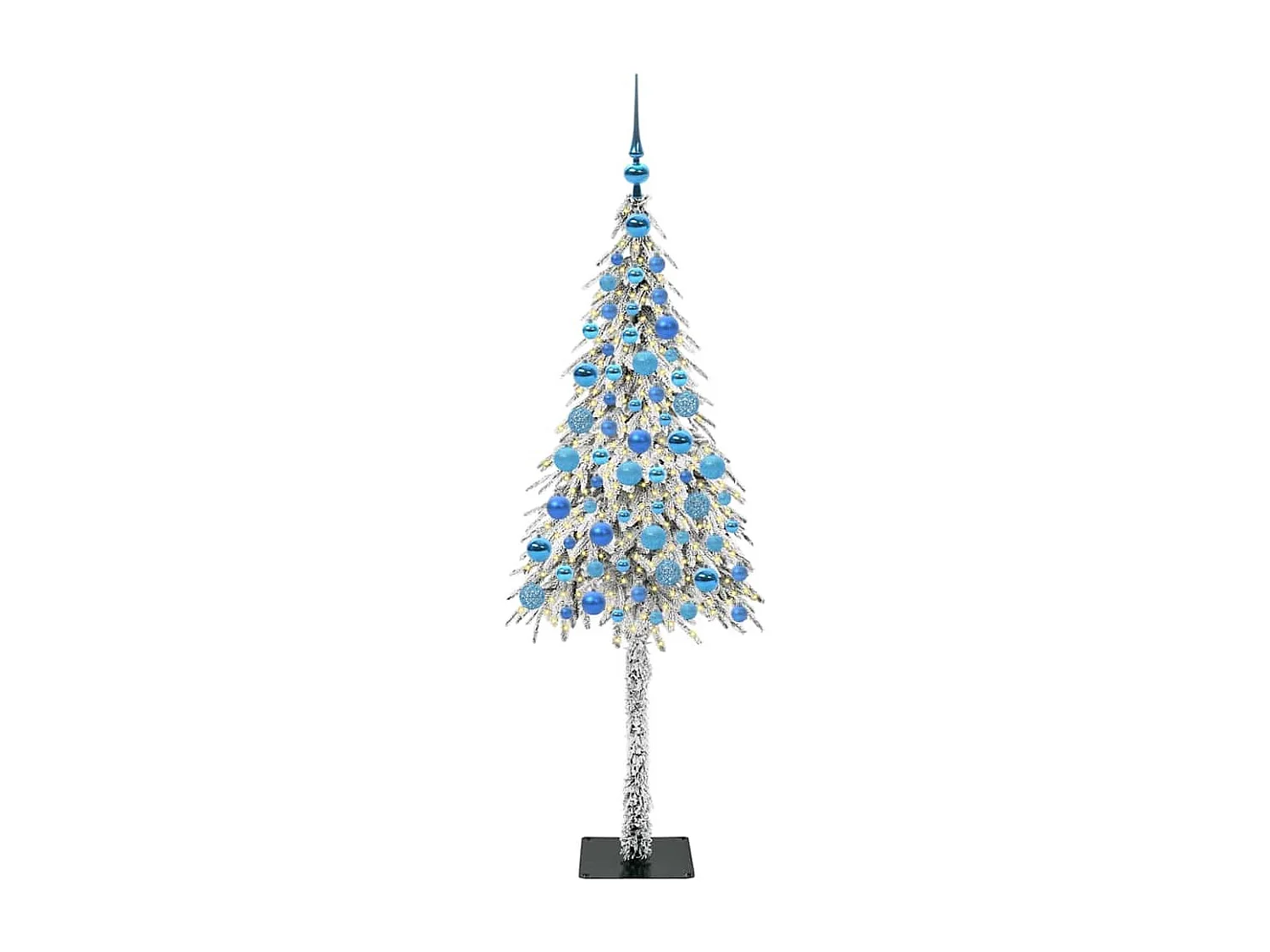 Árvore de Natal com 300 LEDs com suporte Branco 180 cm PE e Aço