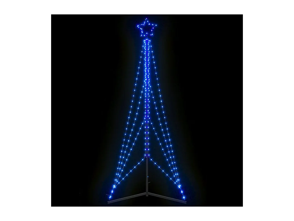 Sapin de Noël à LED 483 LED bleu 240 cm