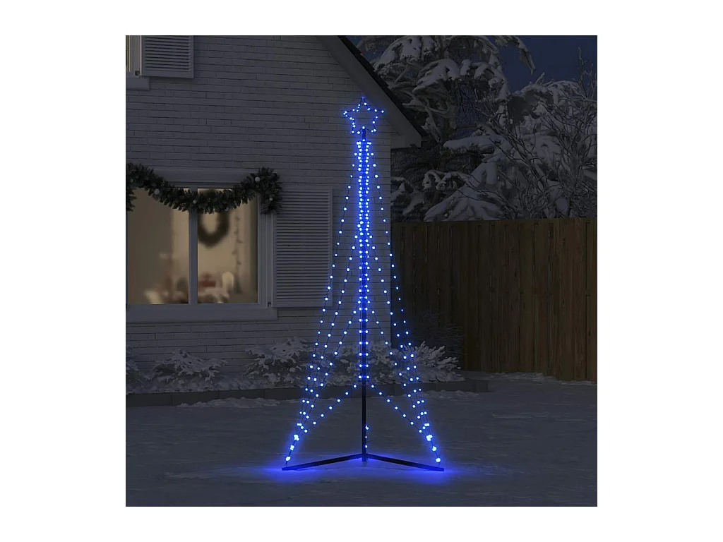 Sapin de Noël à LED 483 LED bleu 240 cm