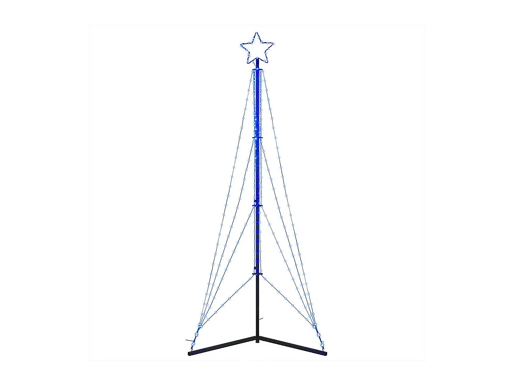 Sapin de Noël à LED 483 LED bleu 240 cm