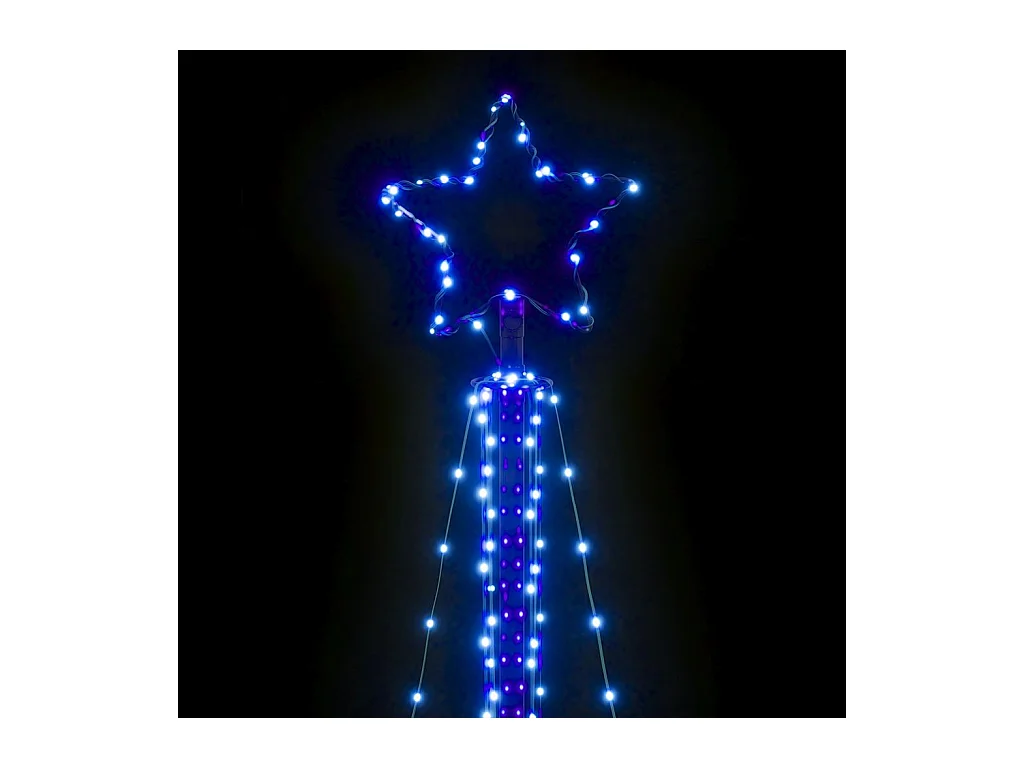 Sapin de Noël à LED 483 LED bleu 240 cm