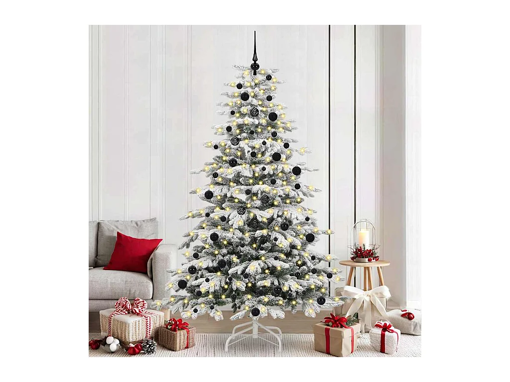 Árbol de Navidad artificial con ramas articuladas 240 cm
