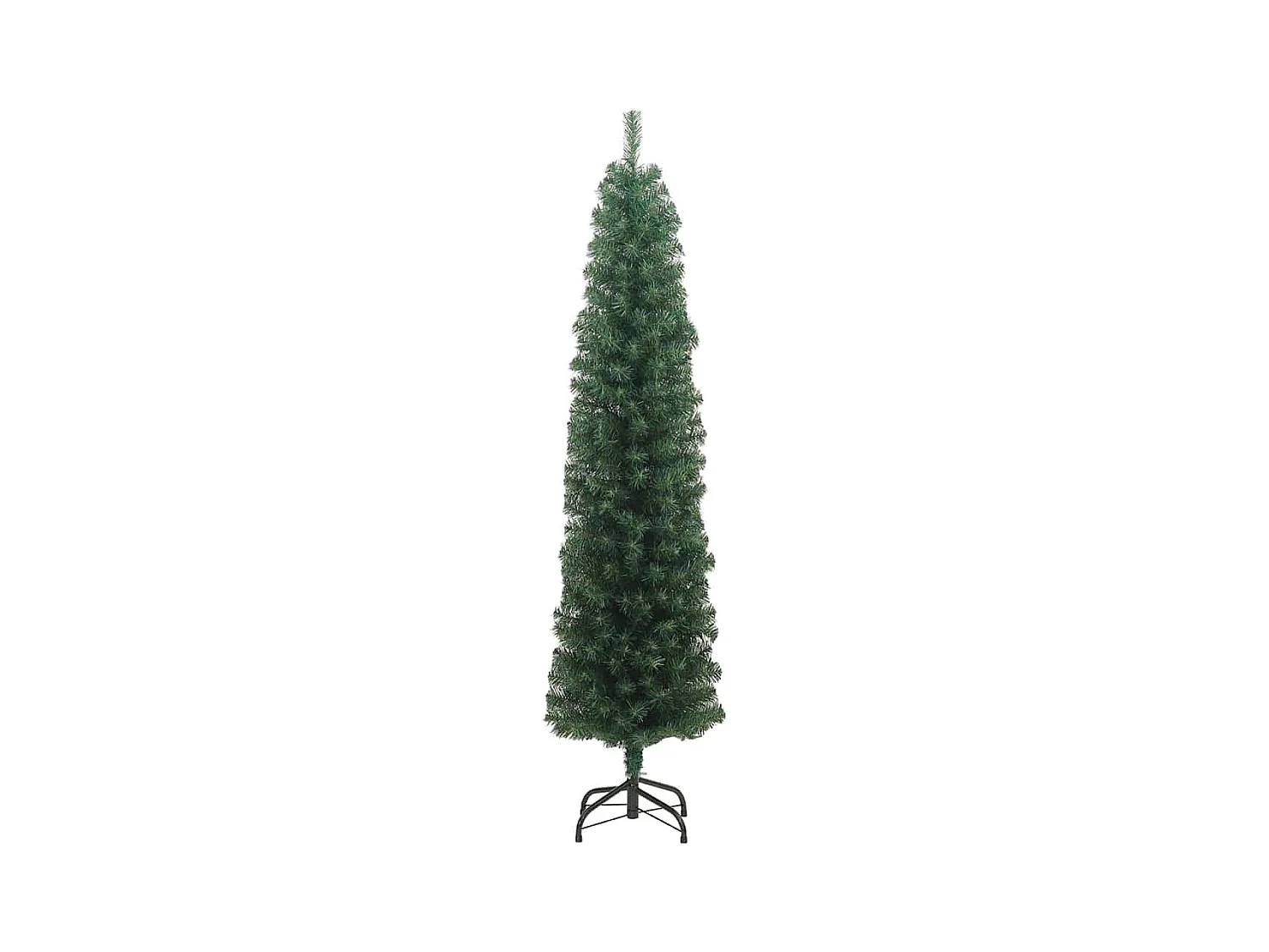Árvore de Natal Artificial Verde 180 cm PVC e Aço e Plástico