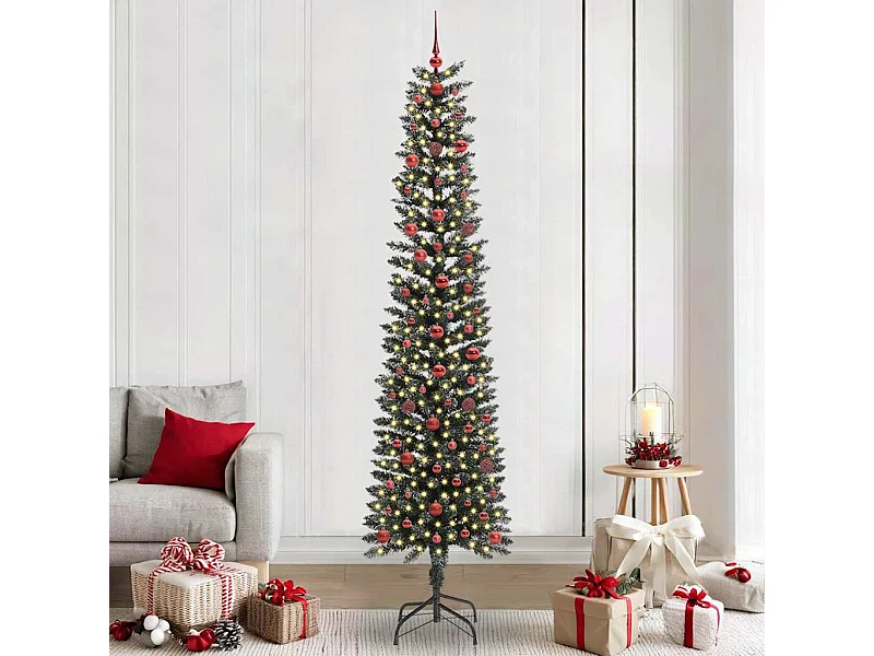 Árbol de Navidad artificial con 300 LED Verde 58 x 58 x 240 cm
