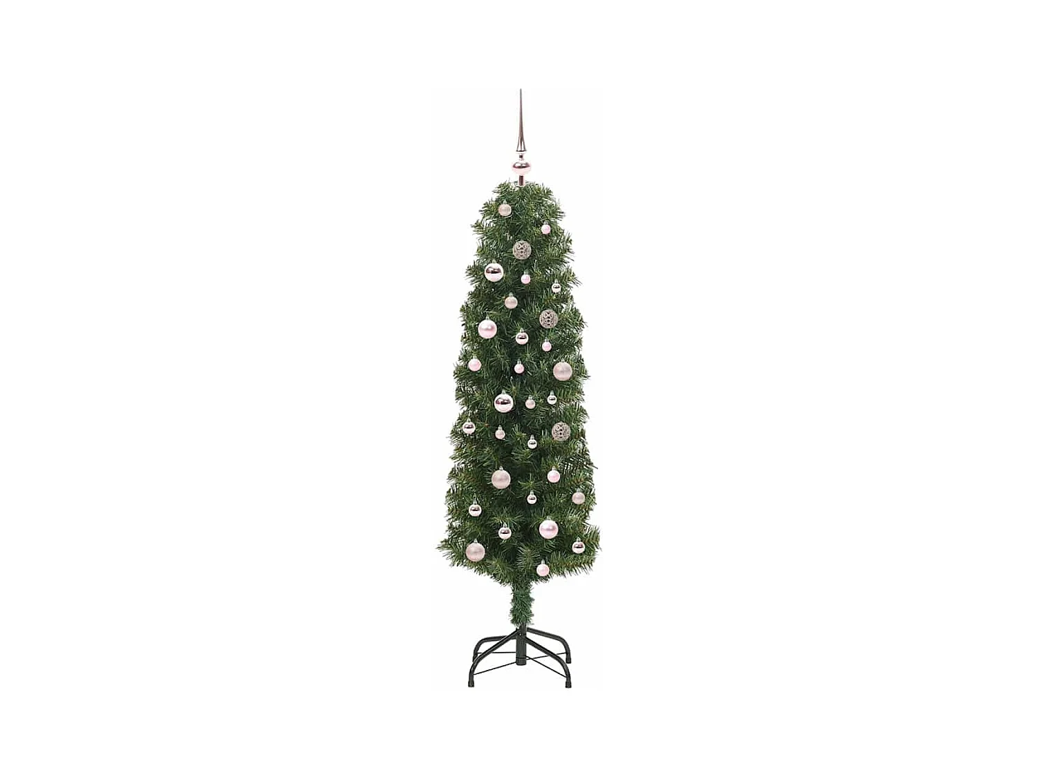 Árbol de Navidad artificial Verde 150 cm PVC, Acero y Plástico