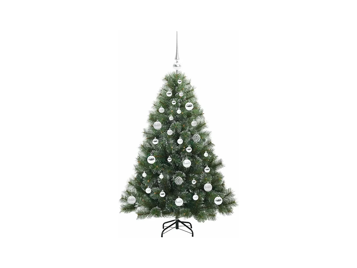 Árbol de Navidad artificial con 150 LED Verde 120 cm PE y PVC