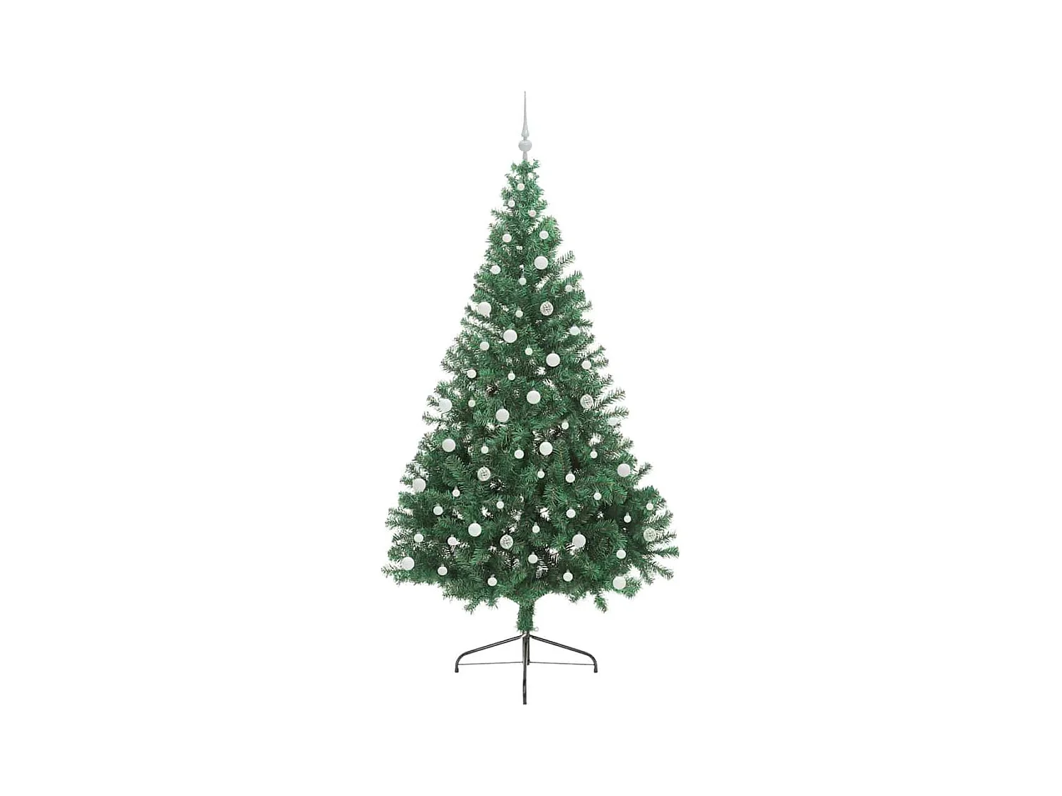 Sapin de Noël artificiel pré-éclairé Vert 240 cm PVC