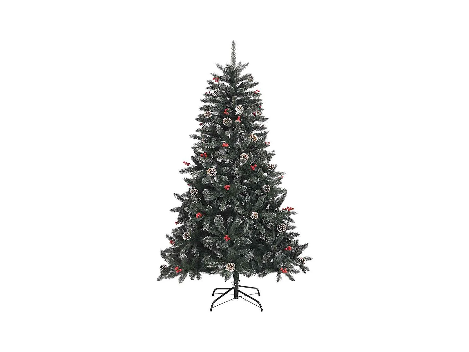 Árvore de Natal Artificial com 150 LEDs Verde 68 x 68 x 120 cm