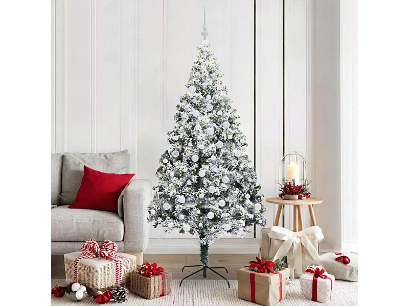 Sapin de Noël artificiel Vert 180 cm PVC, Acier et Plastique