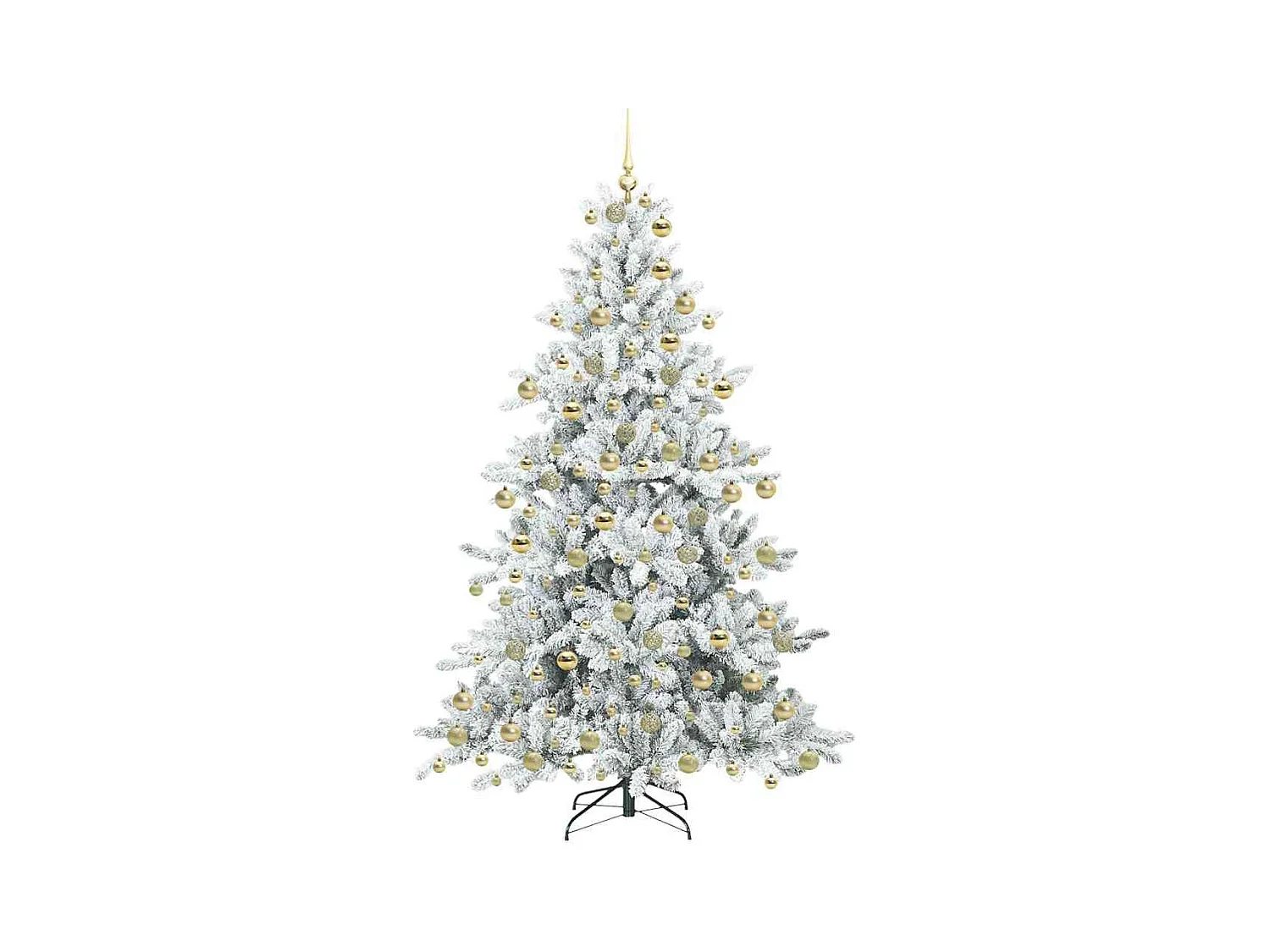 Árbol de Navidad artificial con ramas articuladas 180 cm PVC