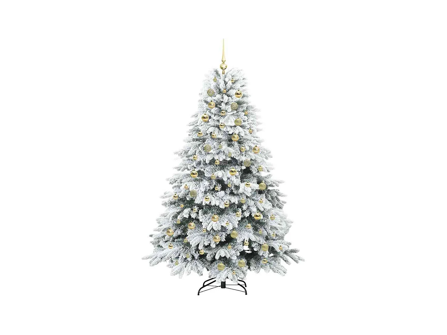 Árvore de Natal Artificial com 300 LEDs Verde 180 cm PE e PVC
