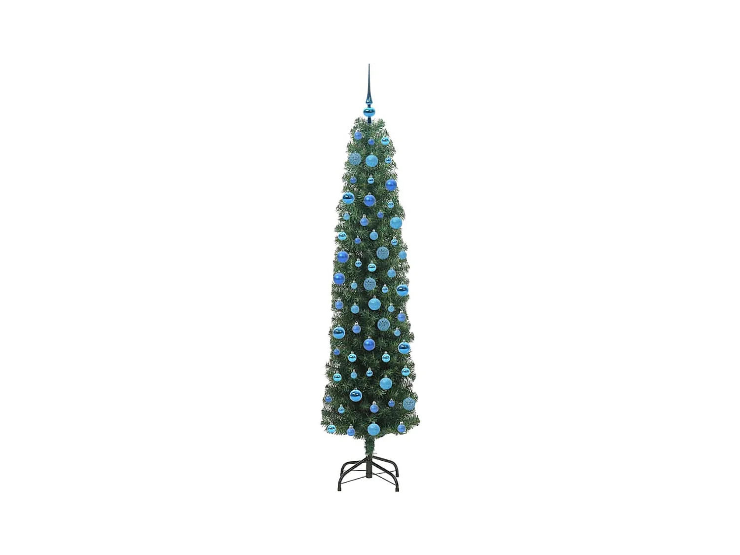 Árbol de Navidad artificial Verde 180 cm PVC, Acero y Plástico