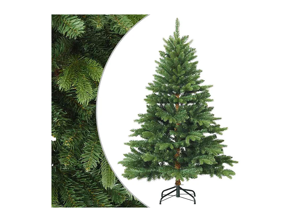 Sapin de Noël Artificiel à Branches Articulées Vert 120 cm