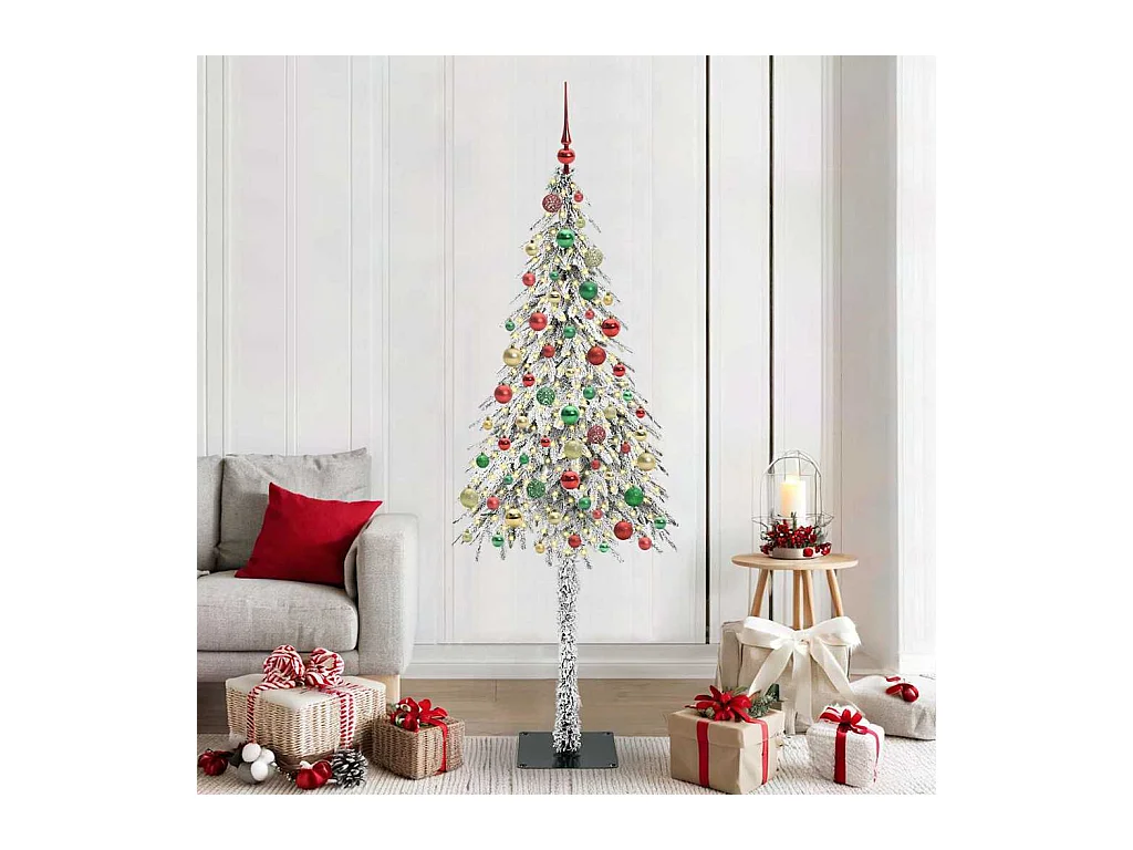 Kerstboom met 300 LED met standaard Wit 180 cm PE en Staal