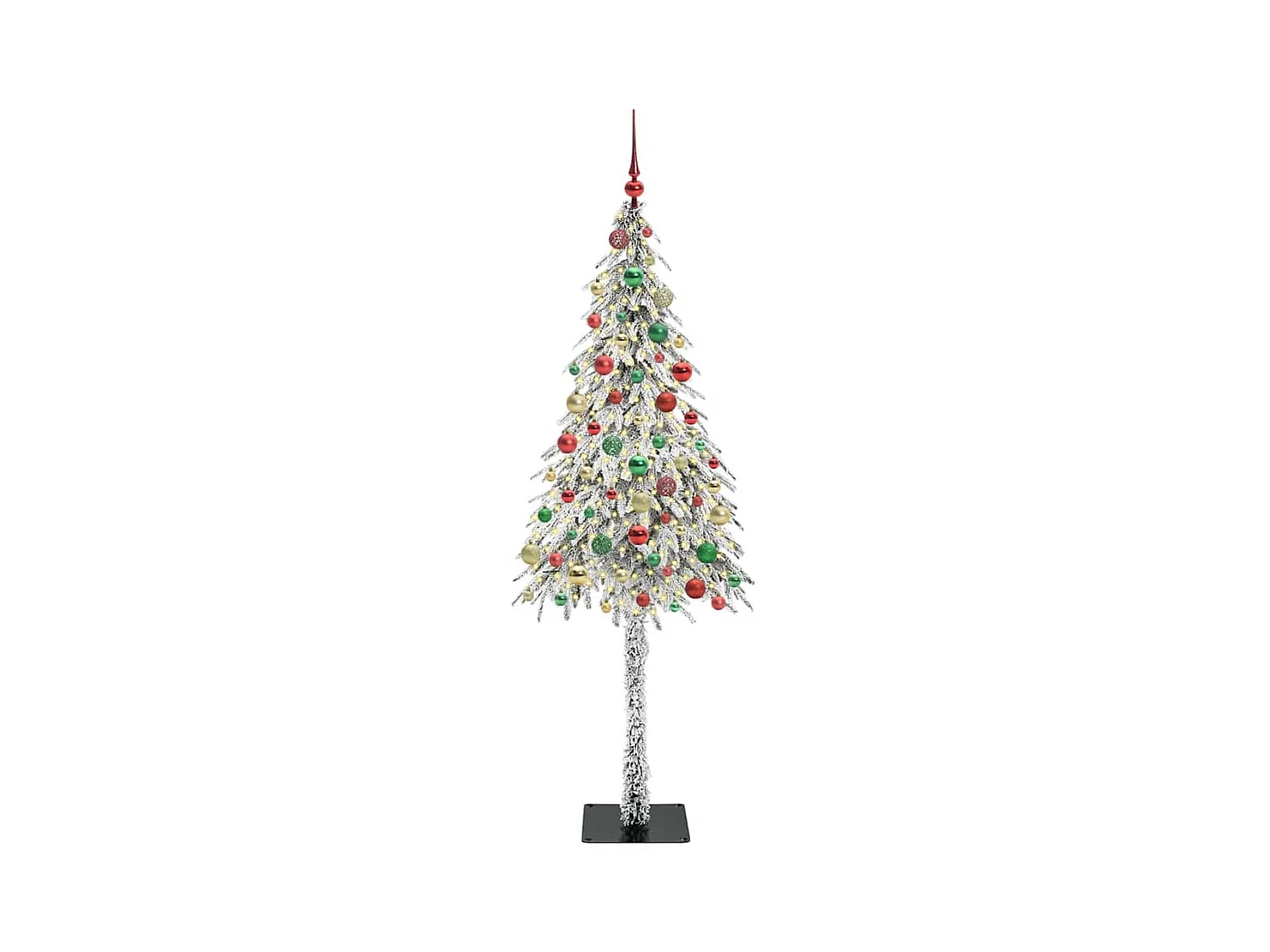Kerstboom met 300 LED met standaard Wit 180 cm PE en Staal