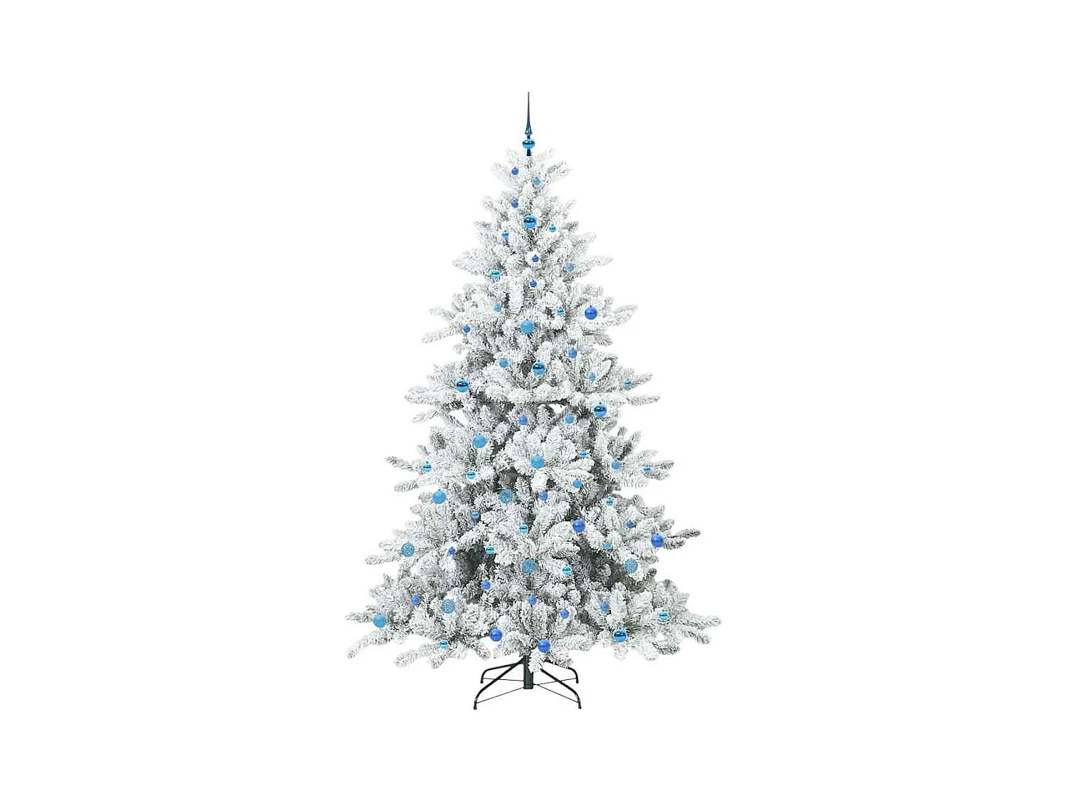 Árbol de Navidad artificial con ramas articuladas 240 cm PVC