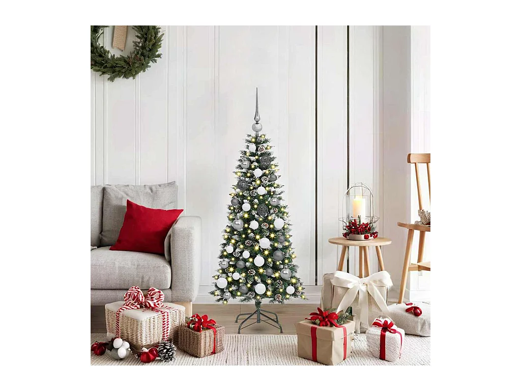 Árbol de Navidad artificial con 150 LED Verde 55 x 55 x 120 cm