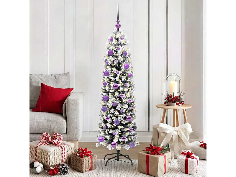 Árvore de Natal Artificial Verde 150 cm PVC e Aço e Plástico