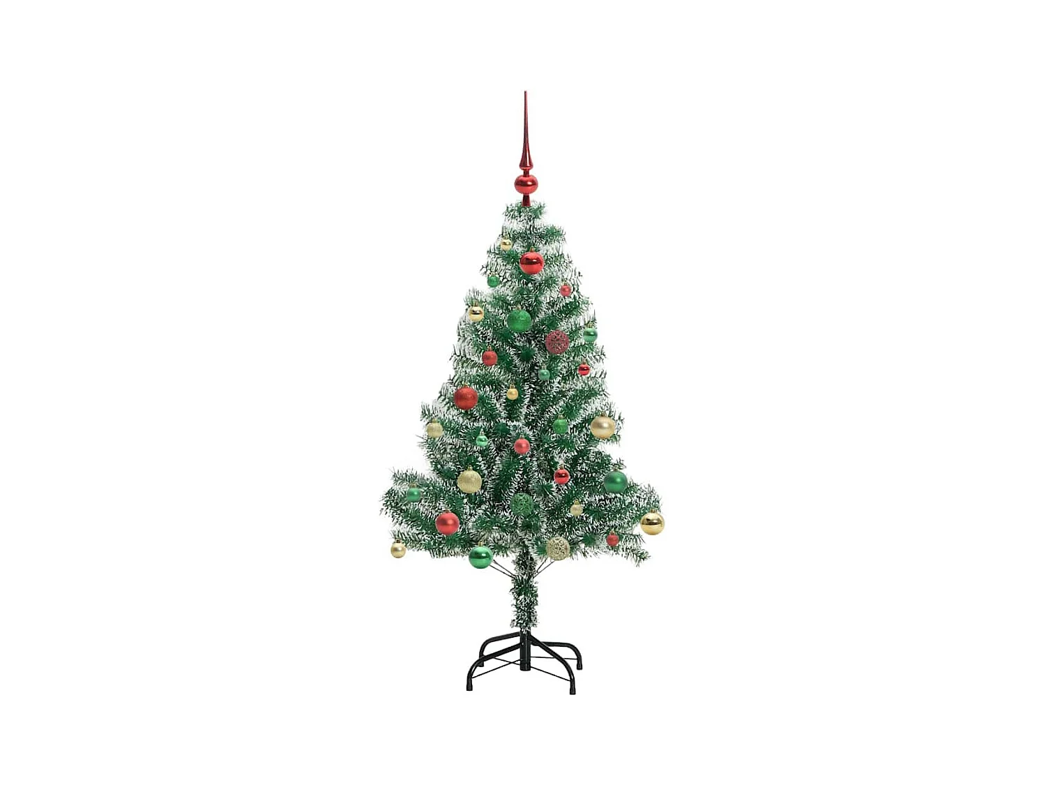 Arbre de Noël artificiel floconné de neige avec lumière LED