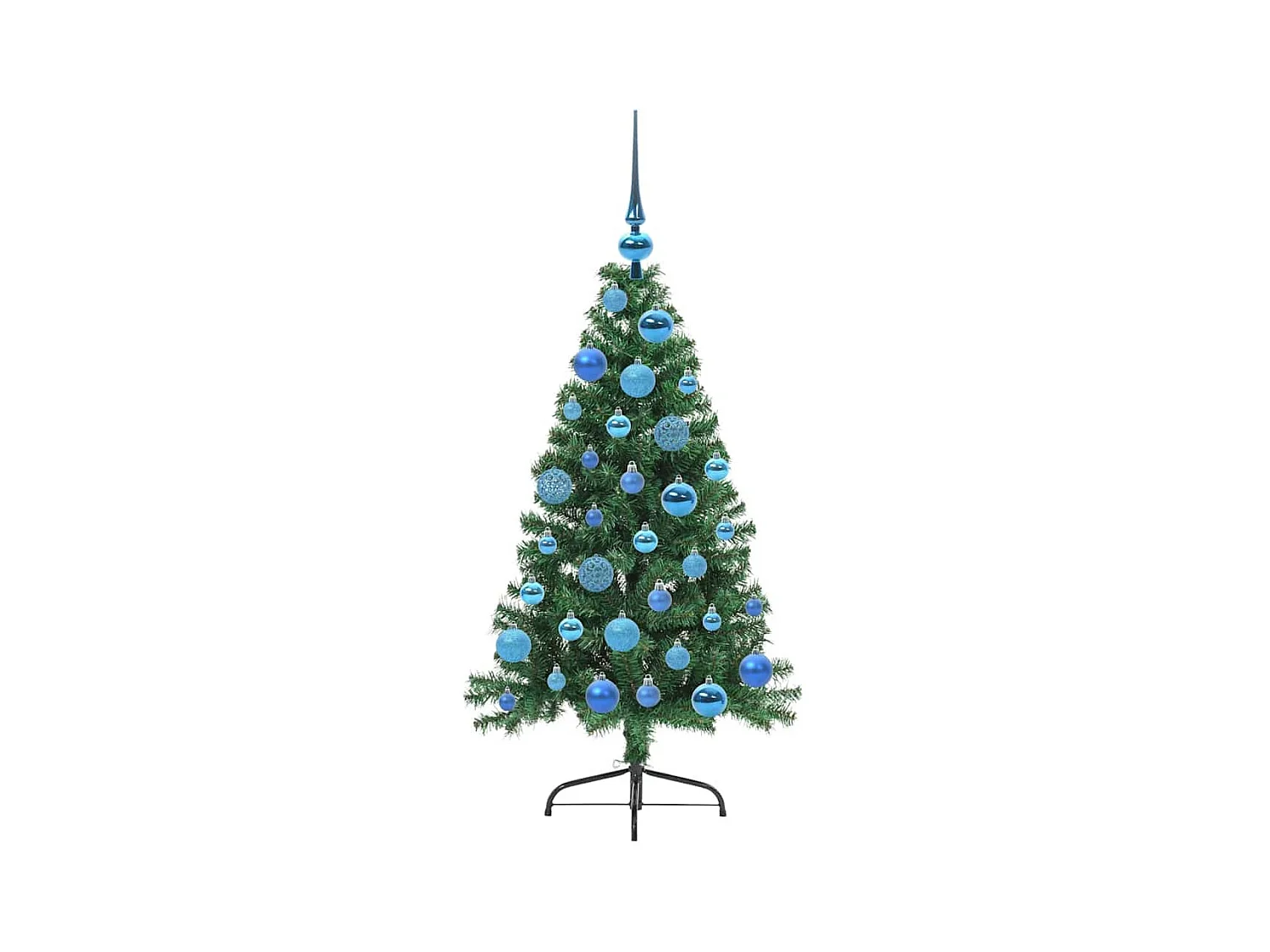 Árbol de Navidad Artificial Preiluminado Verde 120 cm PVC