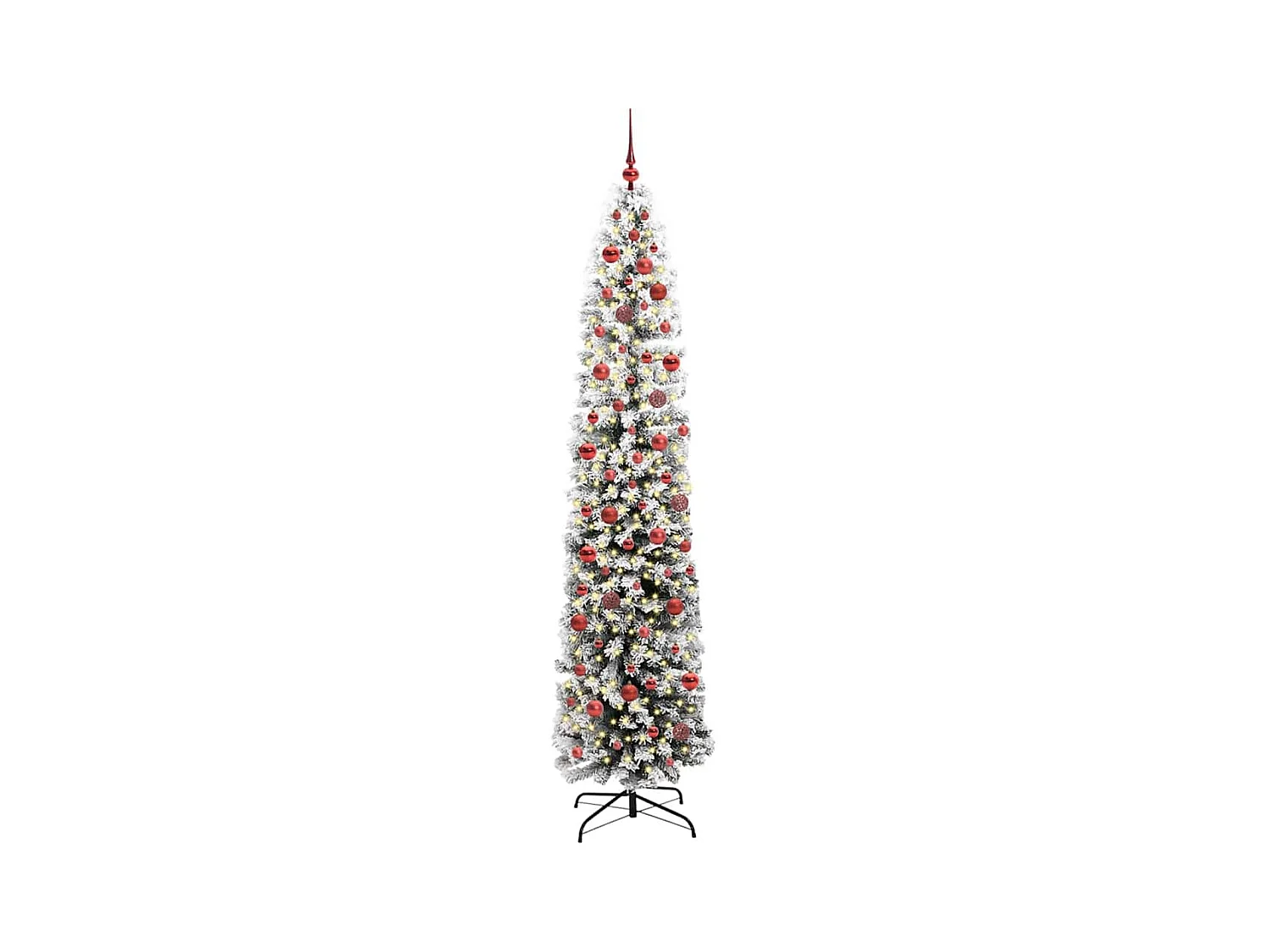 Árbol de Navidad artificial Verde 240 cm PVC, Acero y Plástico