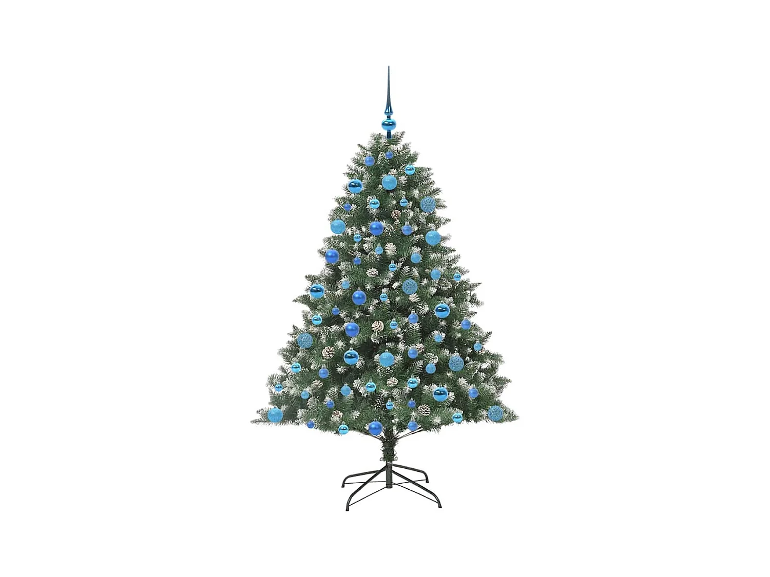 Sapin de Noël artificiel avec 300 LED Vert 126 x 126 x 180 cm