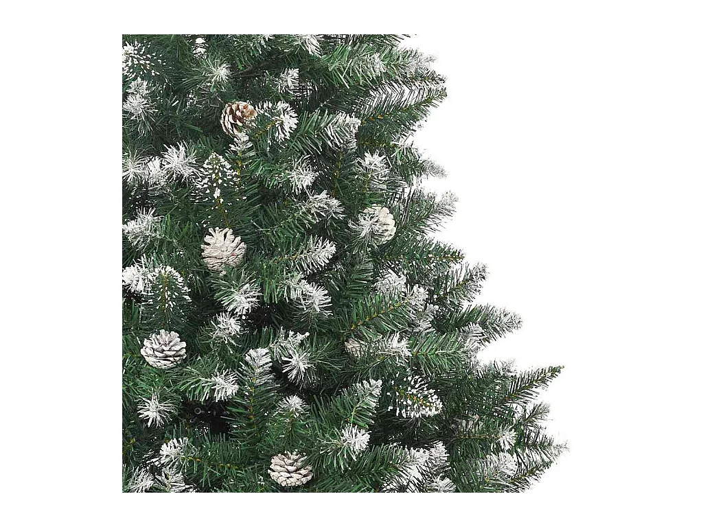Sapin de Noël artificiel avec 300 LED Vert 126 x 126 x 180 cm