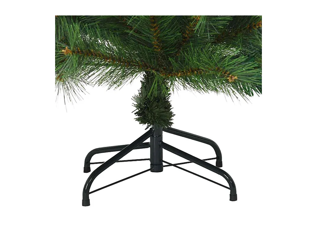 Kunstkerstboom met 150 LED met standaard Groen 150 cm PE en PVC