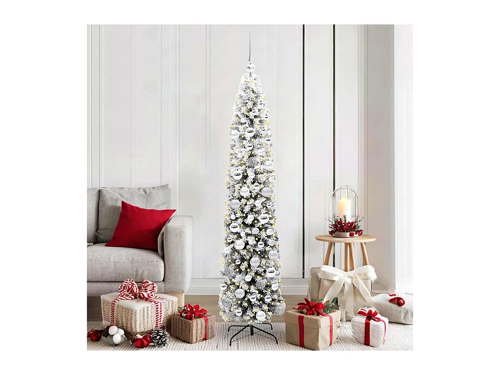 Árbol de Navidad artificial Verde 180 cm PVC, Acero y Plástico